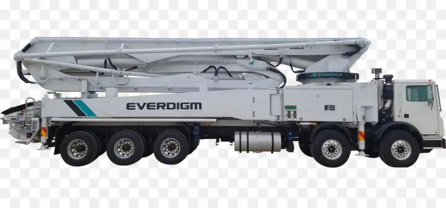 Camion Pompe à Béton，Construction PNG