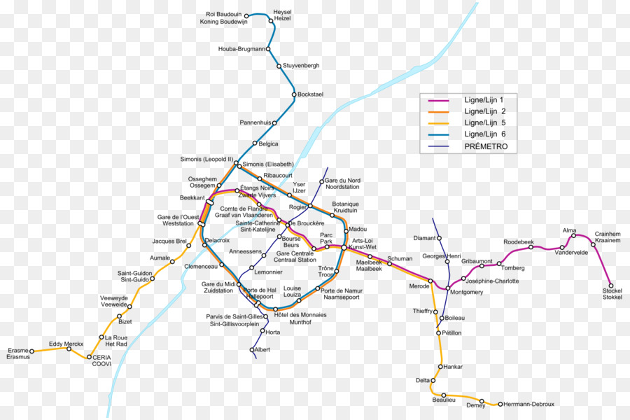 Ville De Bruxelles，De Transport En Commun Rapide PNG