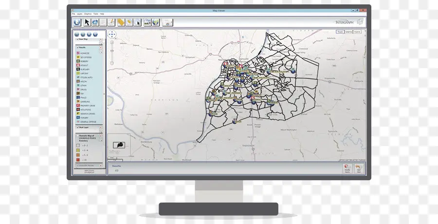 Carte Sur écran D'ordinateur，Ordinateur PNG