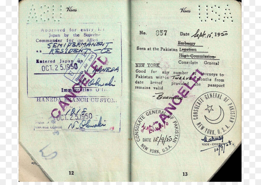 Passeport，Document De Voyage PNG