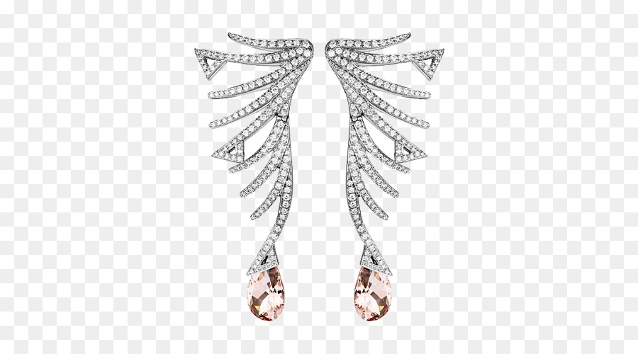 Boucles D'oreilles Ailes，Diamants PNG