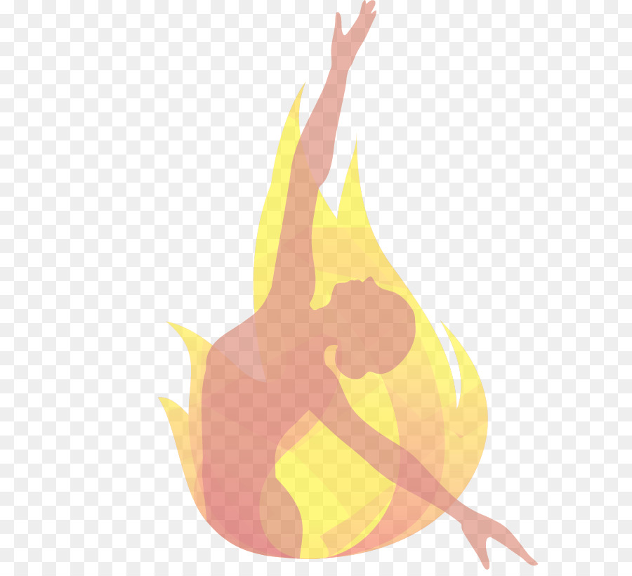 Femme En Flammes，Feu PNG