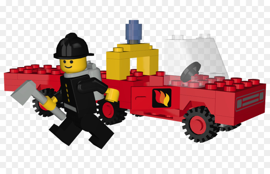 Camion De Pompier Lego，Pompier PNG