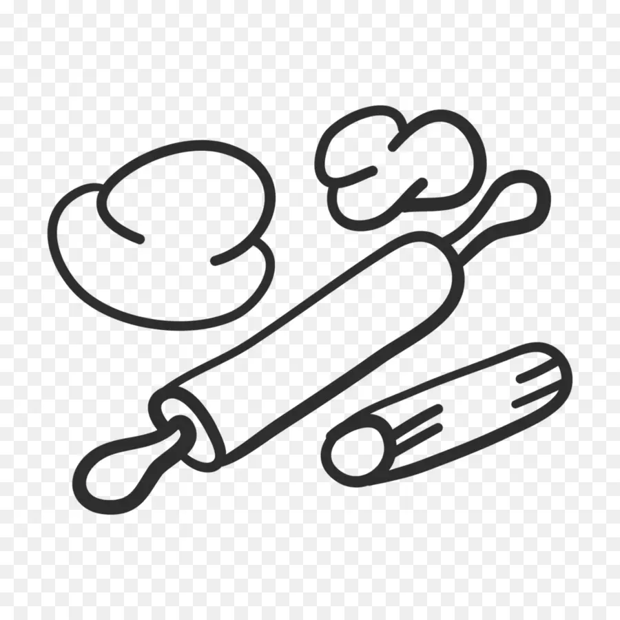 Outils De Cuisson，Rouleau à Pâtisserie PNG