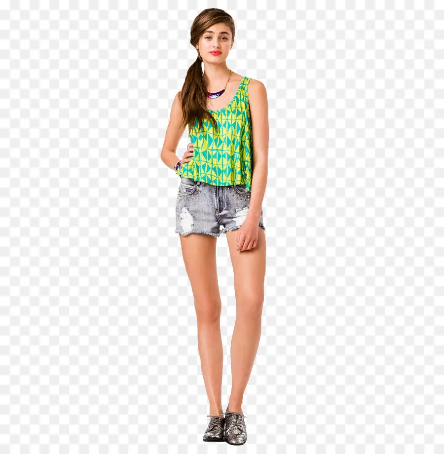 Fille En Tenue D'été，Mode PNG