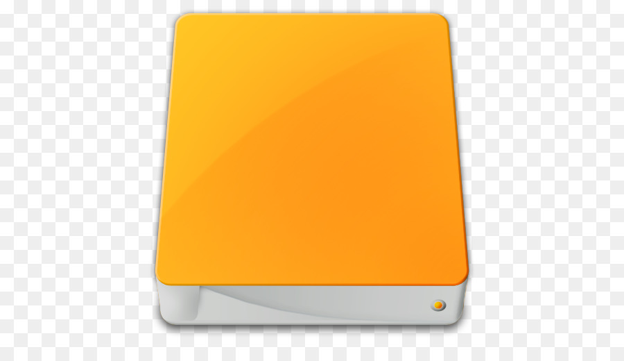 Disque Dur Externe Orange，Stockage PNG