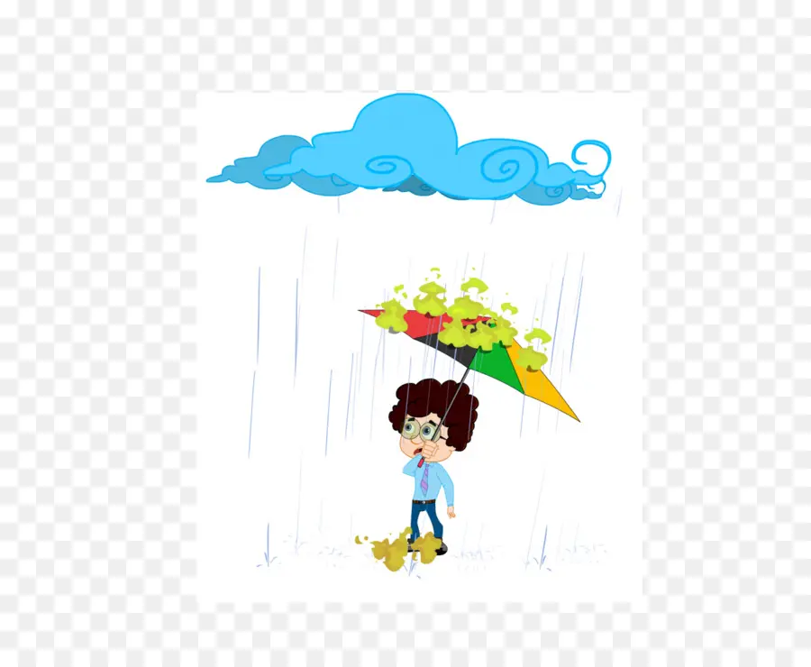 Personne Avec Parapluie，Pluie PNG