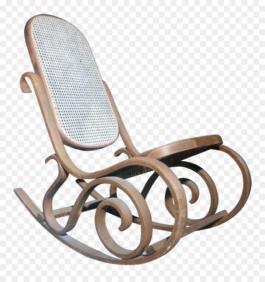 Fauteuil à Bascule，En Bois PNG