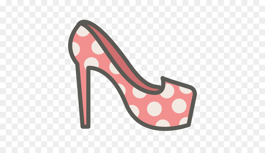 Talon Haut Rose，Chaussure PNG