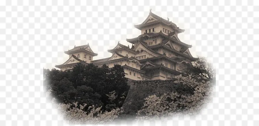 Château De Himeji，Paysage PNG