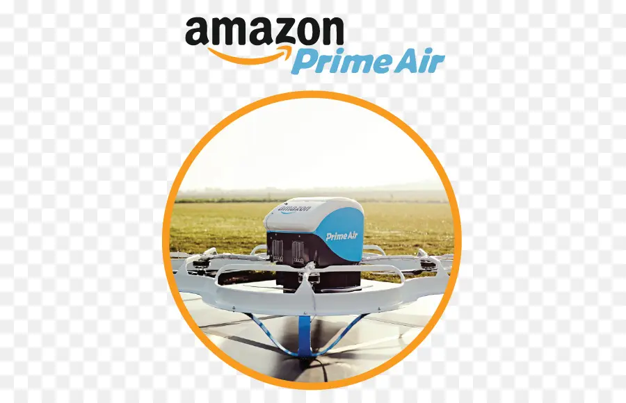 Drone Aérien Amazon Prime，Livraison PNG