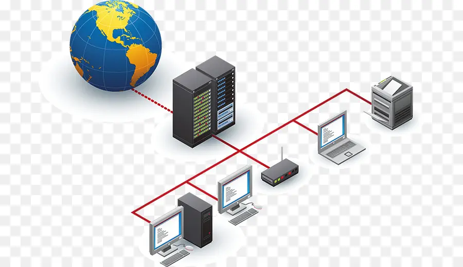 Réseau Informatique，Netwerk PNG