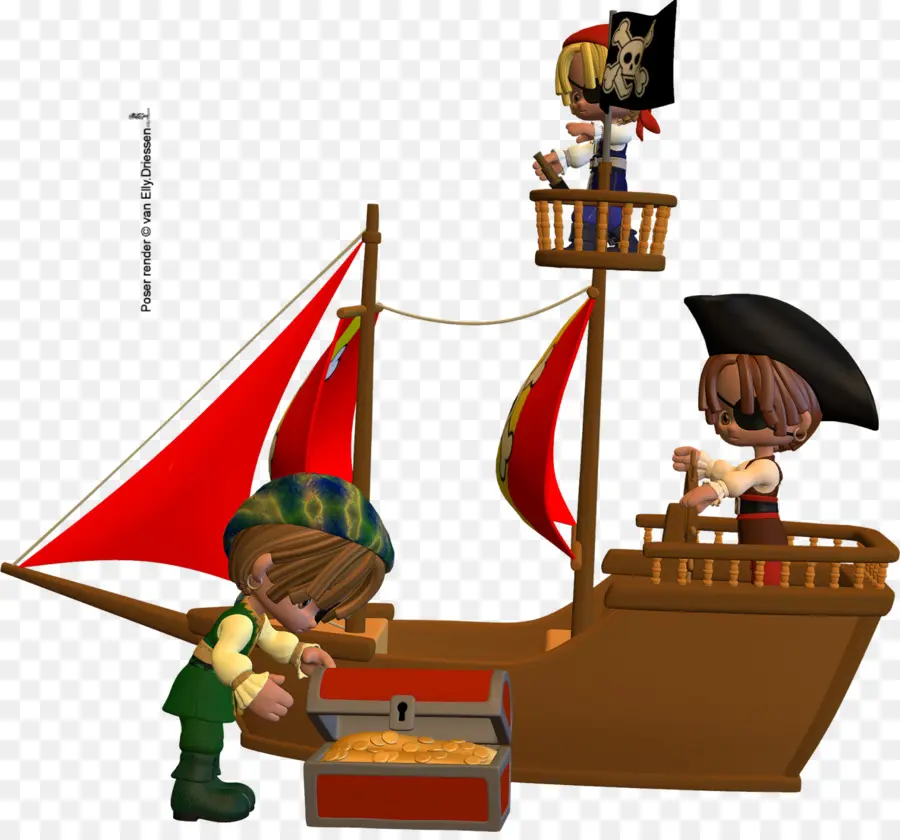 Bateau Pirate，Pirates PNG