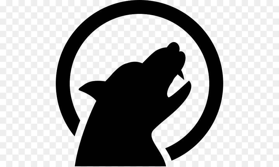 Loup Hurlant，Silhouette PNG