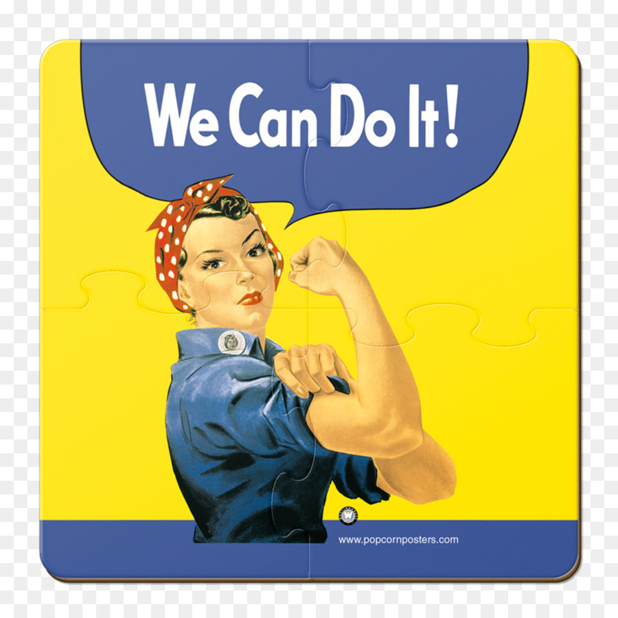 Nous Pouvons Le Faire Poster，Rosie La Riveteuse PNG