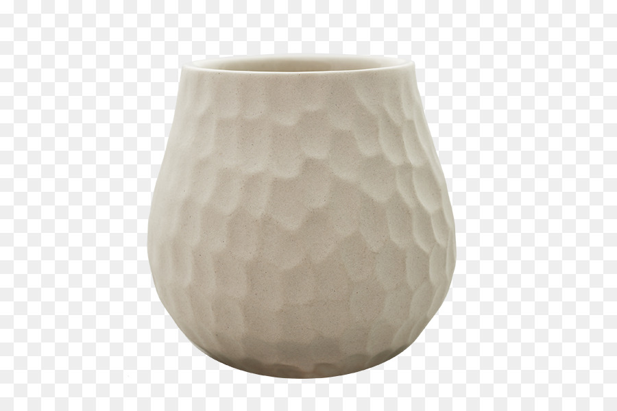 Vase Texturé Beige，Céramique PNG