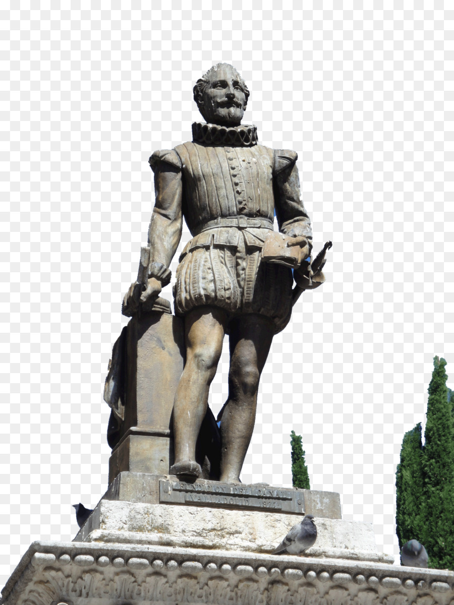 Statue De Cervantes，Statue PNG