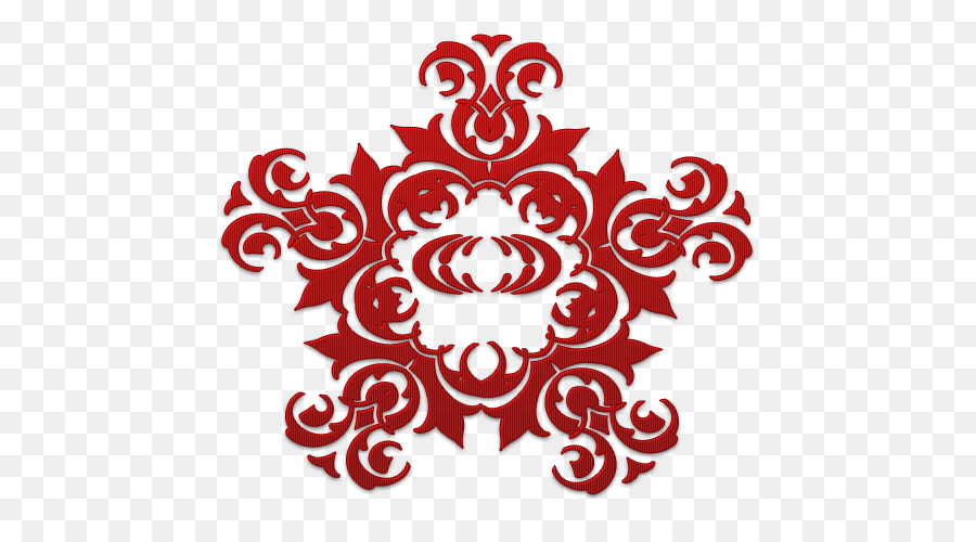 Motif Floral Rouge，Conception PNG