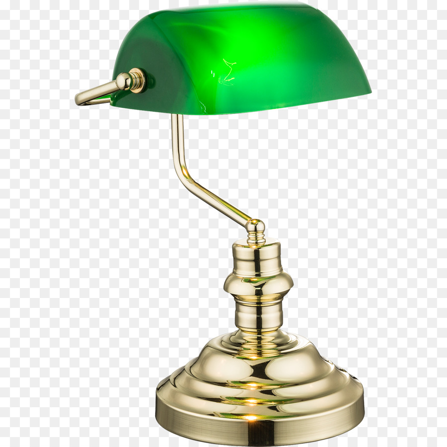 Lampe De Banquier，Vert PNG