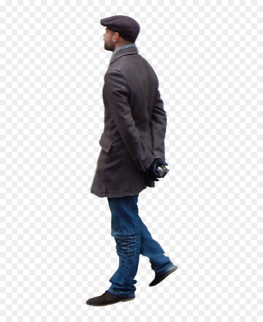 Homme Qui Marche，Manteau PNG