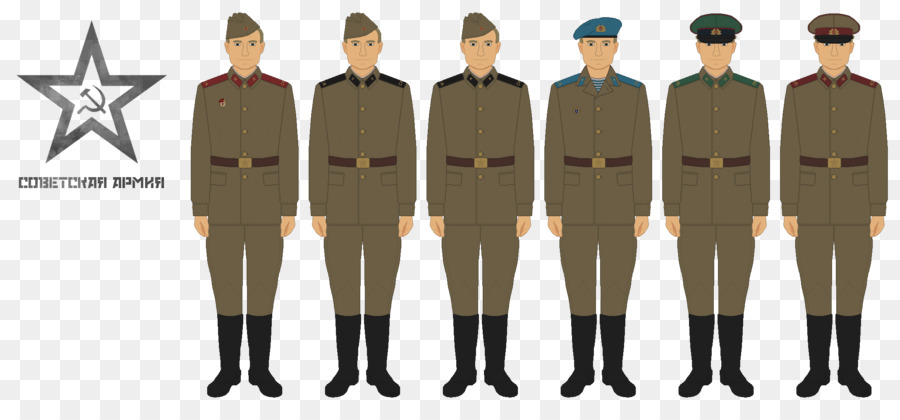 Soldats Soviétiques，Uniforme PNG