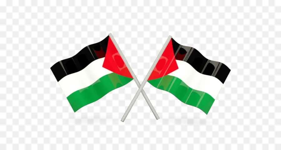 Drapeaux Palestiniens，Traversé PNG