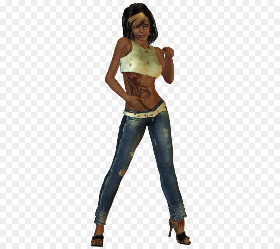 De La Hanche，Jeans PNG