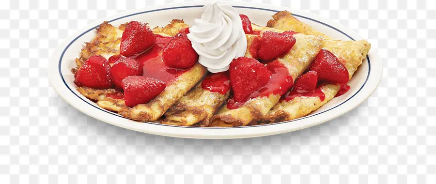 Crêpes Aux Fraises，Dessert PNG