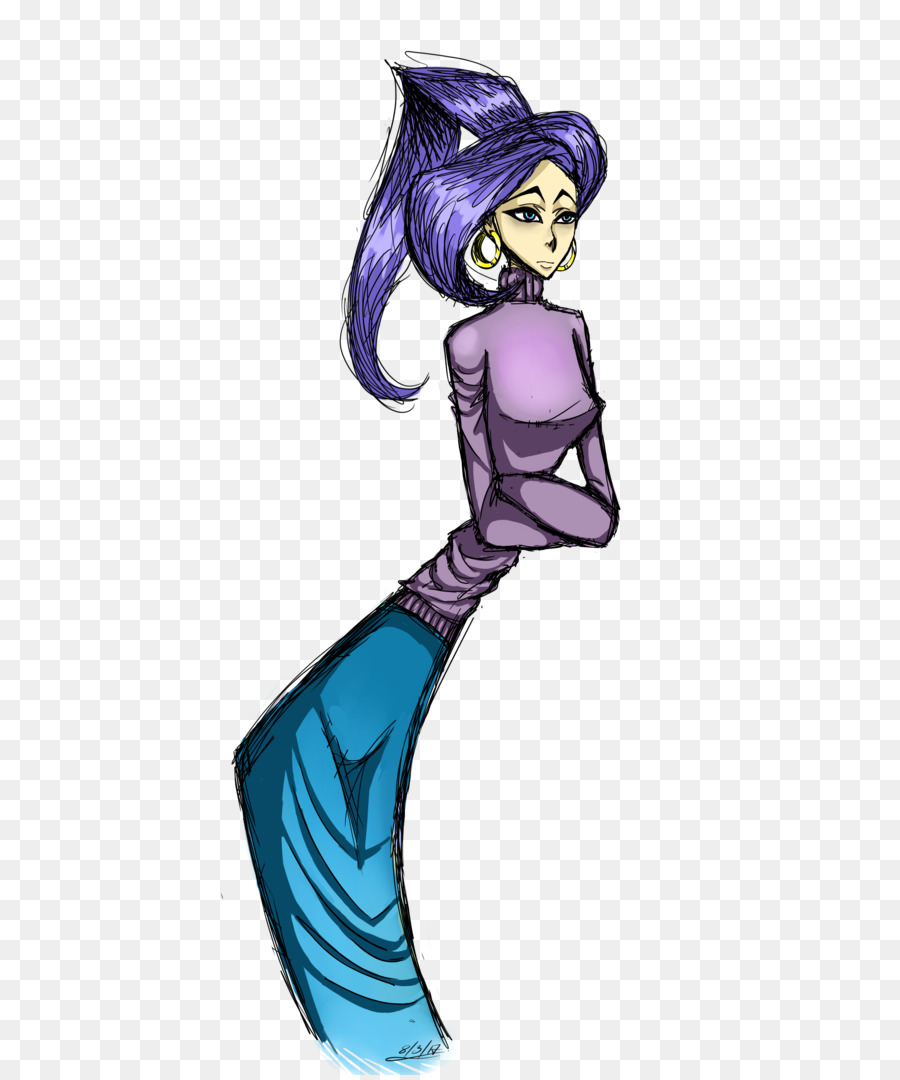 Sirène，Dessin Animé PNG