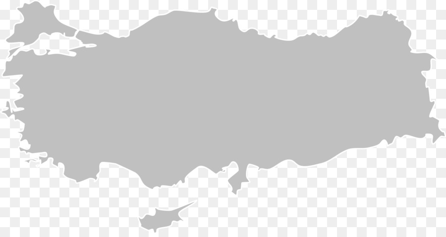 La Turquie，Carte Vierge PNG