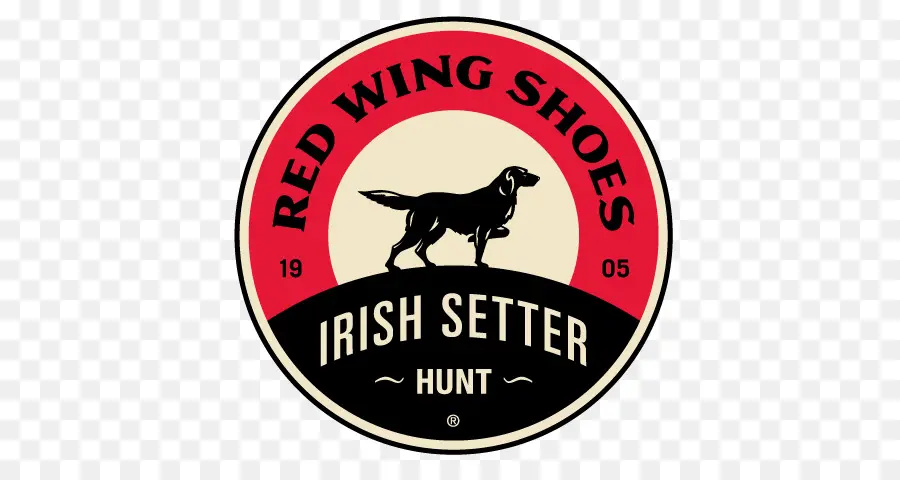 Logo Des Chaussures Red Wing，Setter Irlandais PNG