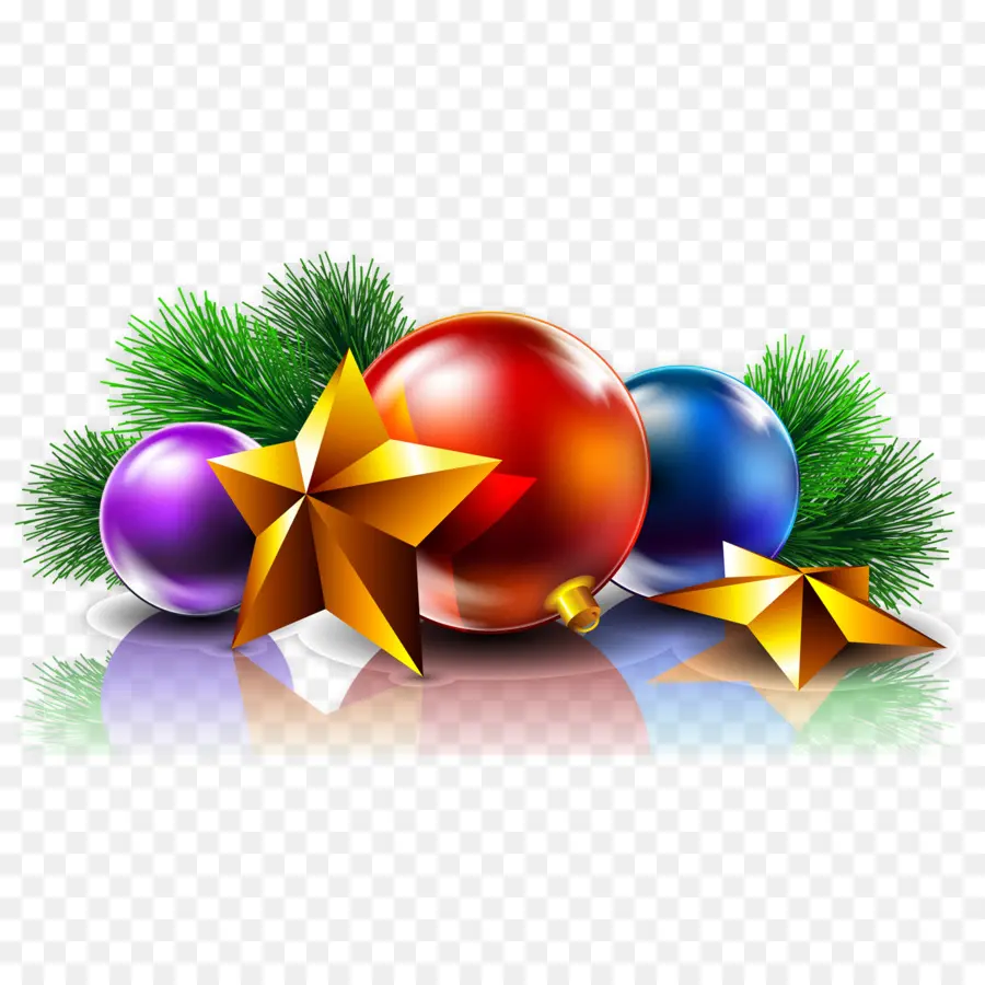 Décorations De Noël，Babioles PNG