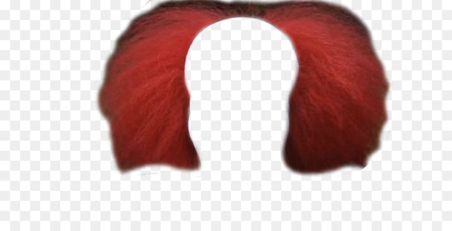 Perruque De Clown Rouge，Cheveux PNG