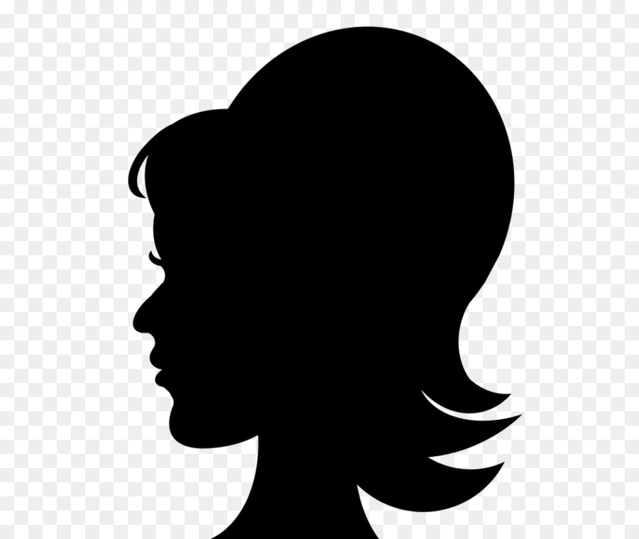 Silhouette De Cheveux，Coupe De Cheveux PNG