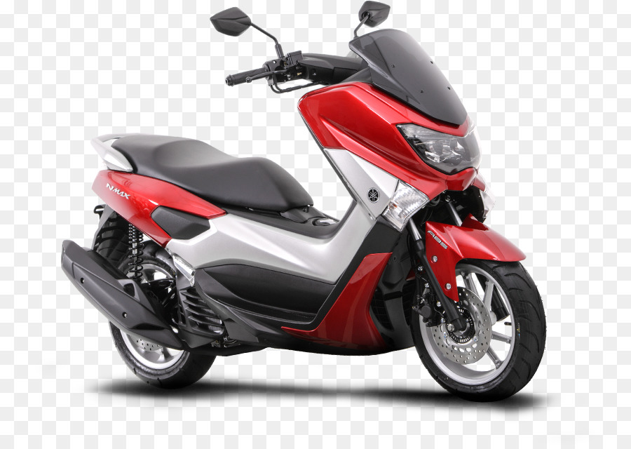 Moto Rouge Et Noire，Scooter PNG