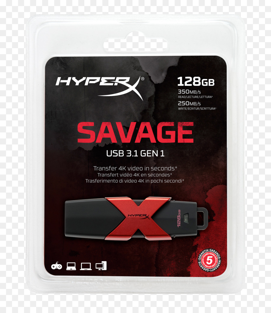 Kingston Hyperx Savage，Technologie Kingston PNG