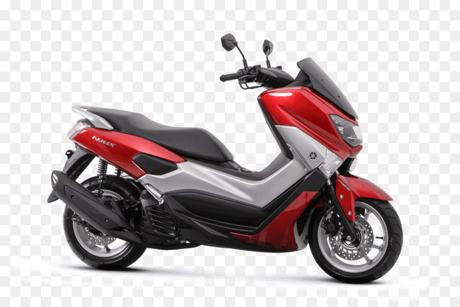 Moto Rouge Et Noire，Scooter PNG