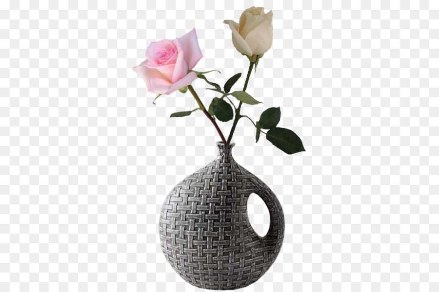 Vase Avec Des Roses，Fleurs PNG