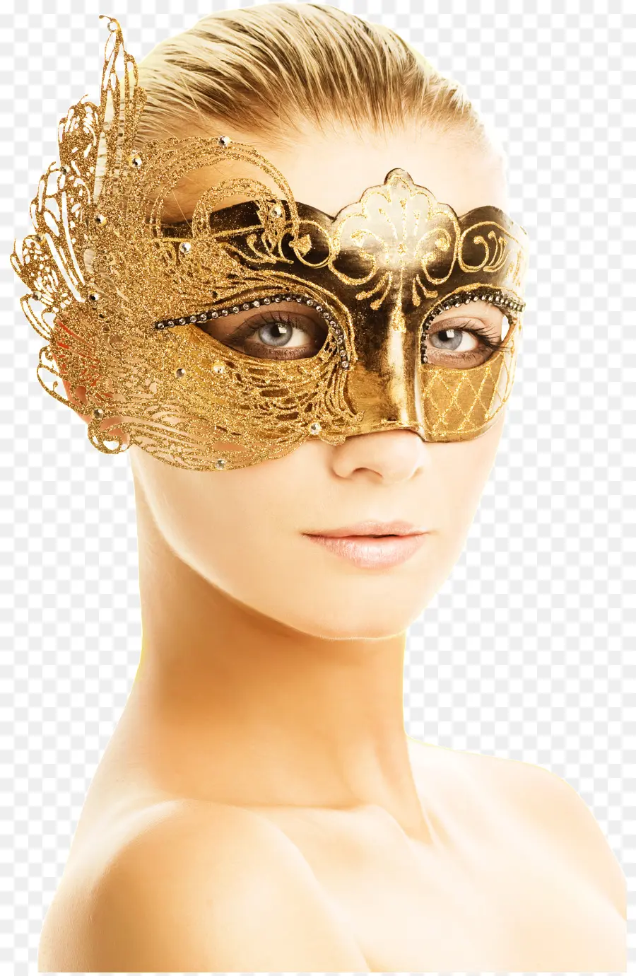 Masque D'or，Femme PNG