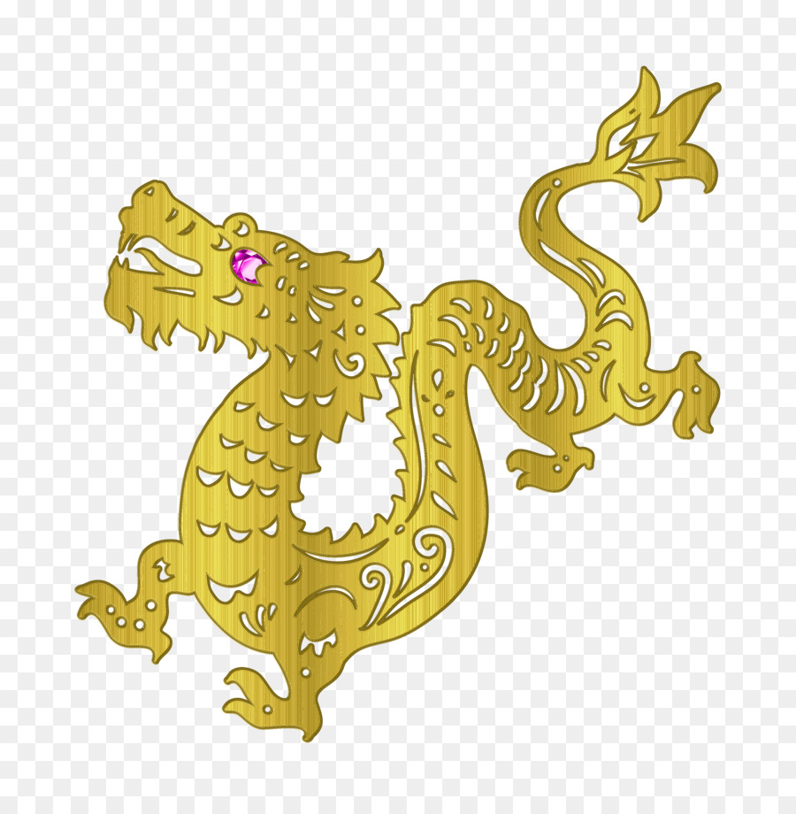 Dragon，Or PNG