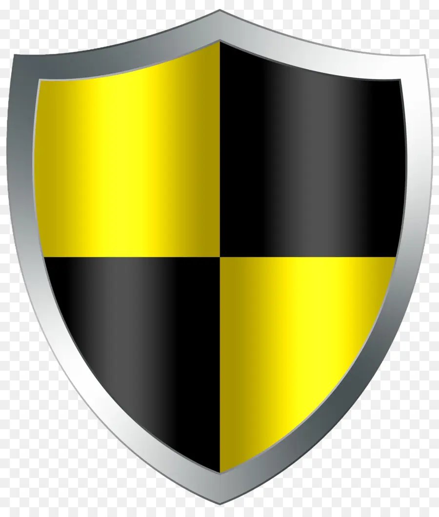 Bouclier Jaune Et Noir，Protection PNG