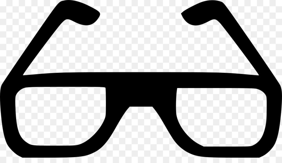 Lunettes，Noir PNG