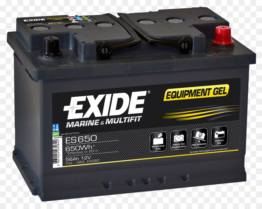 Batterie électrique，Exide PNG