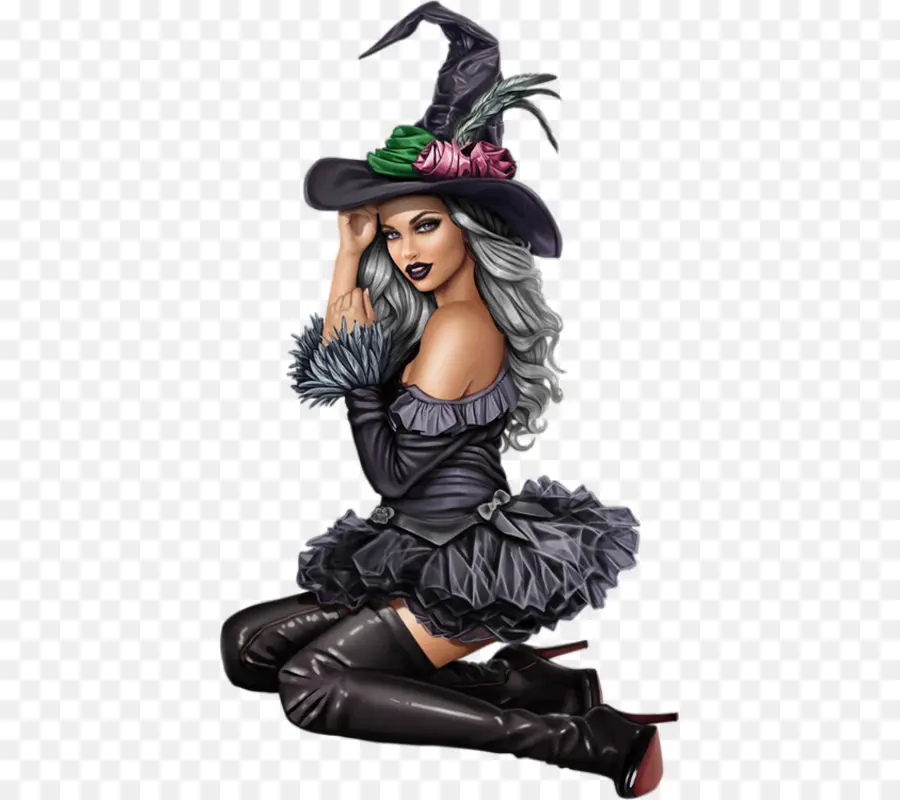 Sorcière，Halloween PNG