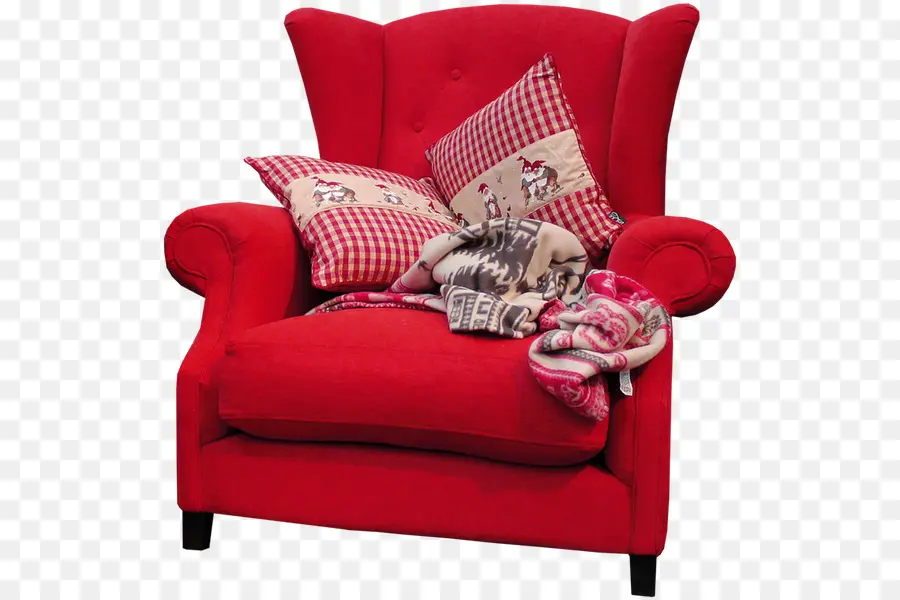 Fauteuil Rouge，Chaise PNG