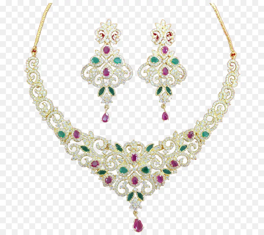 Ensemble De Bijoux，Collier PNG