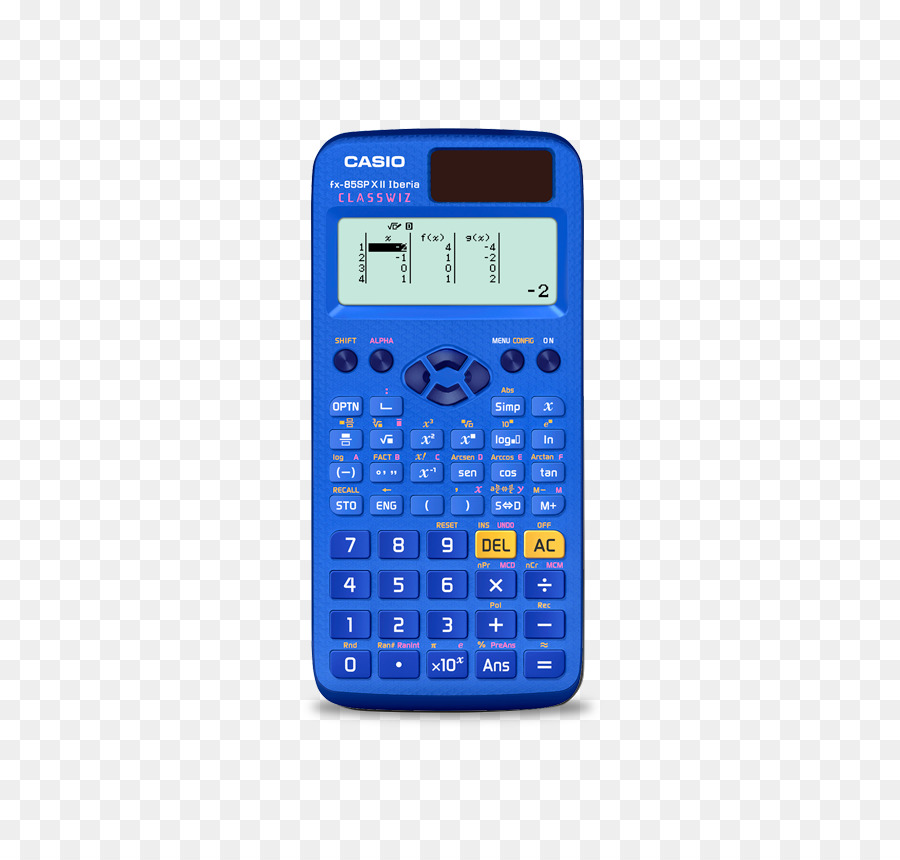 Calculatrice Bleue，Casio PNG