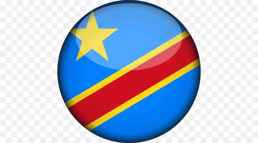 Drapeau De La Rd Congo，Rond PNG