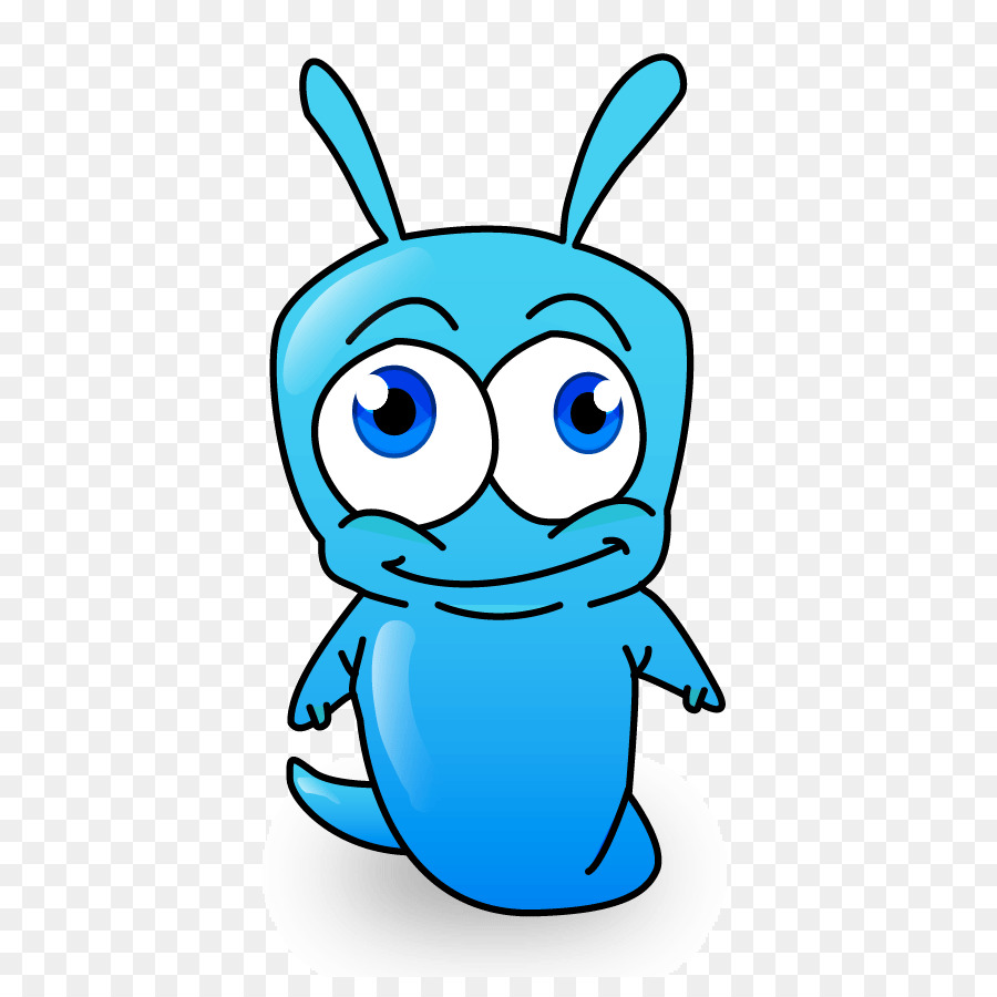 Extraterrestre Bleu，Dessin Animé PNG