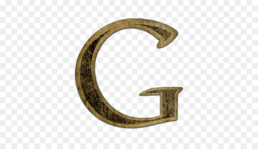 Lettre G，Or PNG